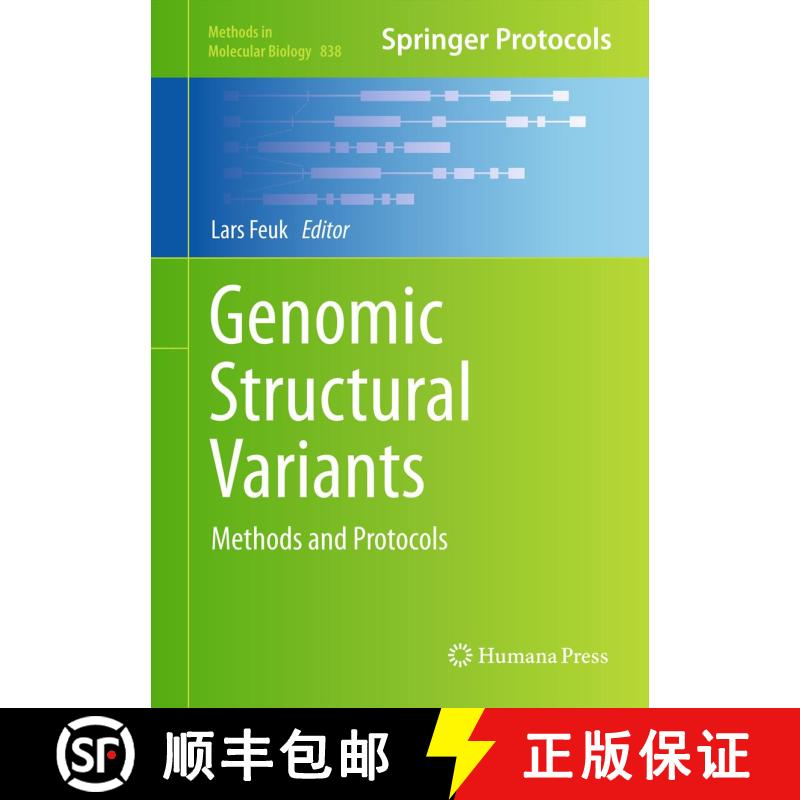 【3-4周达】精装 Genomic Structural Variants : Methods and Protocols [9781617795060] - 实物图