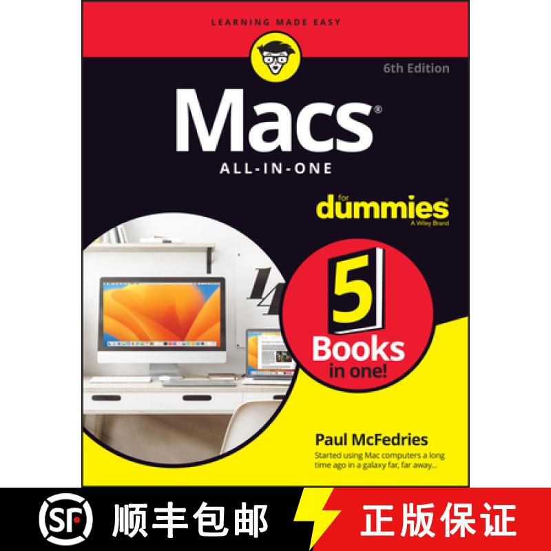 【3-4周达】Macs All-in-One For Dummies, 6th Edition [9781119932765]