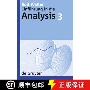 【3-4周达】精装 Einführung in die Analysis, 3, De Gruyter Lehrbuch 3 [9783110209600]