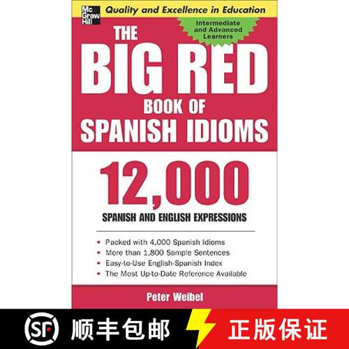 【3-4周达】The Big Red Book of Spanish Idioms: 12,000 Spanish and English Expressions [9780071433020]