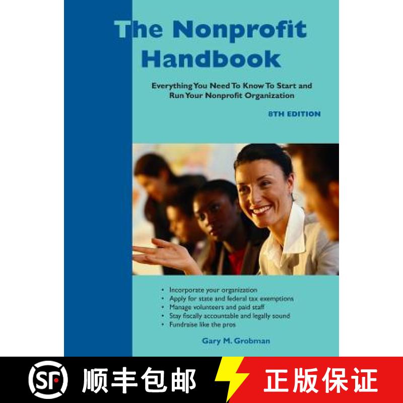 【3-4周达】The Nonprofit Handbook: Everything You Need To Know To Start and Run Your Nonprofit Organi... [9781929109777]