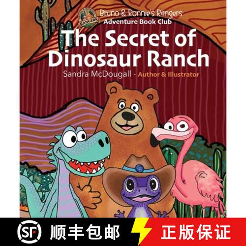 【3-4周达】精装 The Secret of Dinosaur Ranch: Bruno & Ronnie's Rangers Adventure Book Club [9798295806513]