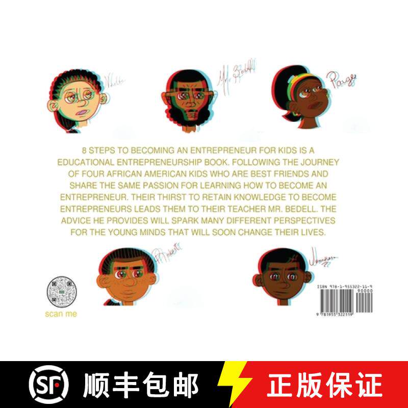 【3-4周达】8 Steps to Becoming an Entrepreneur for Kids NFT EDITION [9781955322119]