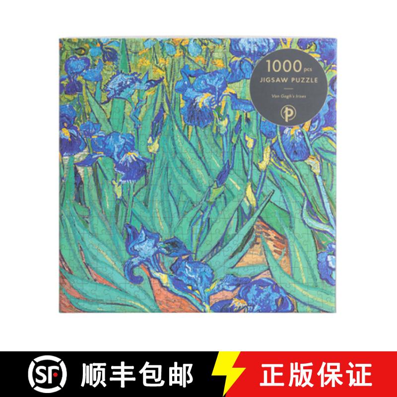 【3-4周达】Van Gogh's Irises 1000 Piece Jigsaw Puzzle, the J. Paul Getty Museum Collection by Paperbl... [9781439782408]