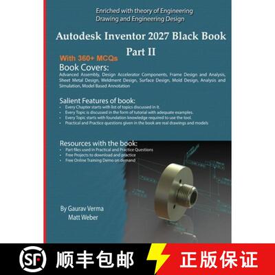 【3-4周达】Autodesk Inventor 2027 Black Book Part II [9781774592168]