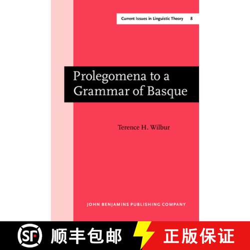 【3-4周达】精装 Prolegomena to a Grammar of Basque [9789027209092]