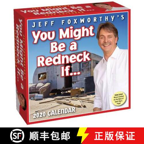 【3-4周达】Jeff Foxworthy's You Might Be a Redneck If... 2020 Day-To-Day Calendar [9781449498429]