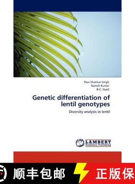 预订 Genetic differentiation of lentil genotypes [9783846547199]