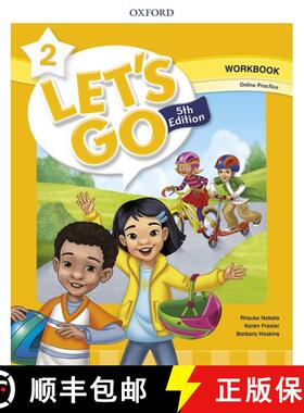 【3-4周达】Lets Go Level 2 Workbook with Online Practice 5th Edition [9780194049399]
