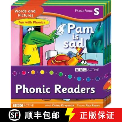 【3-4周达】精装 Words and Pictures Fun with Phonics Readers Multi-Pack [9781406639056]