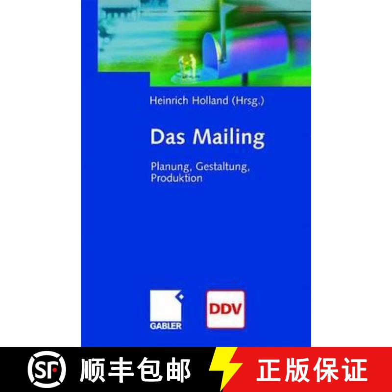【3-4周达】Das Mailing : Planung, Gestaltung, Produktion [9783409122795]