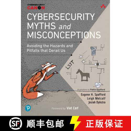 【3-4周达】Cybersecurity Myths and Misconceptions: Avoiding the Hazards and Pitfalls That Derail You [9780137929238]