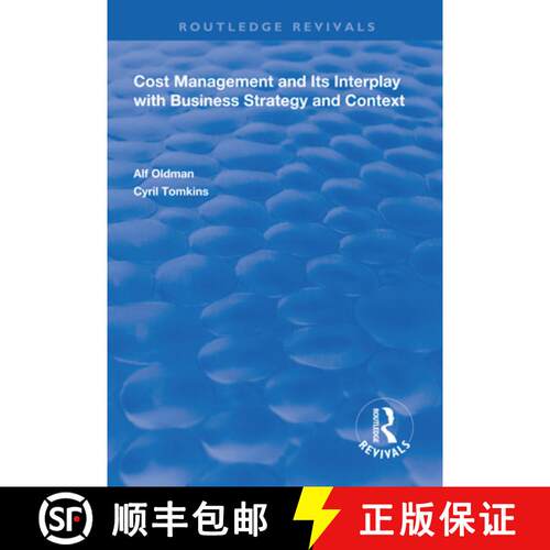 【3-4周达】Cost Management and Its Interplay with Business Strategy and Context [9781138611337]
