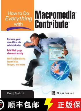 【3-4周达】How to Do Everything with Macromedia Contribute [9780072228922]
