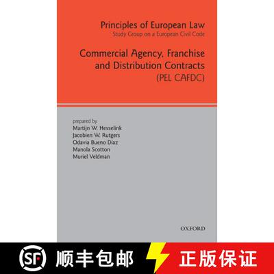【3-4周达】精装 Principles of European Law: Commercial Agency, Franchise, and Distribution Contracts ... [9780199295982]