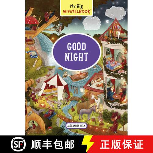 精装 My Big Wimmelbook(r) - Good Night: A Look-And-Find Book (Kids Tell the Story) [9781615198184]