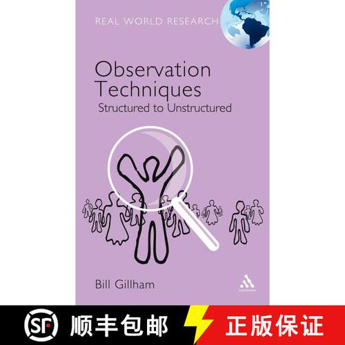【3-4周达】Observation Techniques: Structured and Unstructured Approaches [9780826496294]