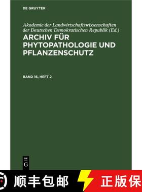 预订 Archiv Für Phytopathologie Und Pflanzenschutz. Band 16, Heft 2 [9783112654699]