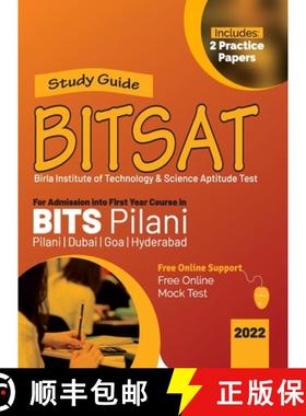 【3-4周达】BITSAT 2022 : Guide [9789392837456]