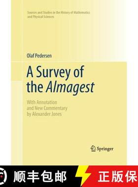 【3-4周达】A Survey of the Almagest : With Annotation and New Commentary by Alexander Jones [9781493939220]