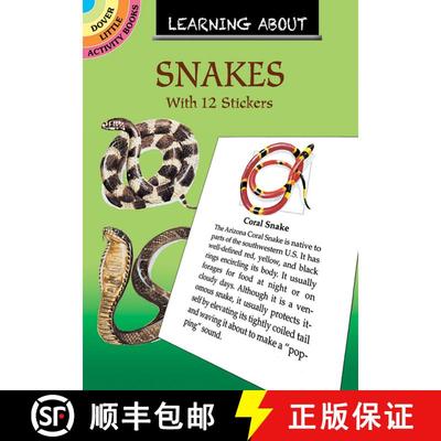 预订 Learning about Snakes [With 12 Full-Color] [9780486403359]
