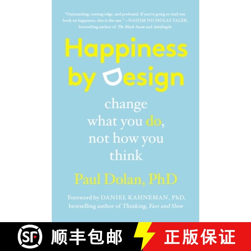 【3-4周达】Happiness by Design: Change What You Do, Not How You Think [9780147516305]