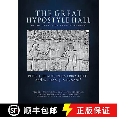 【3-4周达】精装 The Great Hypostyle Hall in the Temple of Amun at Karnak : Volume 1, Part 2 (Translat... [9781614910275]