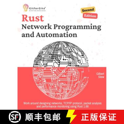 【3-4周达】Rust for Network Programming and Automation, Second Edition: Work around designing network... [9788119177349]