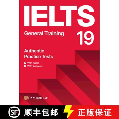 【3-4周达】Ielts 19 General Training Student's Book with Answers with Audio with Resource Bank [9781009454742]