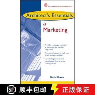 【3-4周达】Architect'S Essentials Of Marketing [Wiley建筑] [9780471463641]