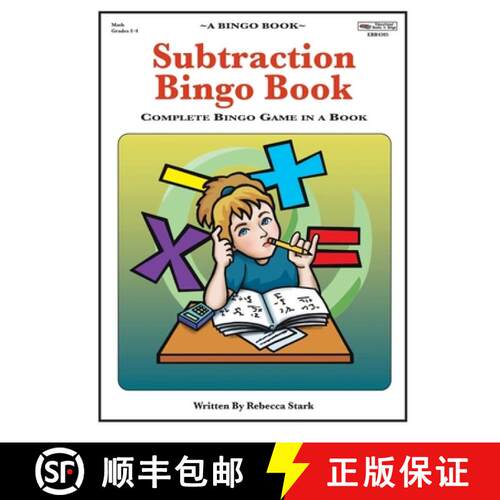 【3-4周达】Subtraction Bingo Book: Complete Bingo Game In A Book [9780873864305]