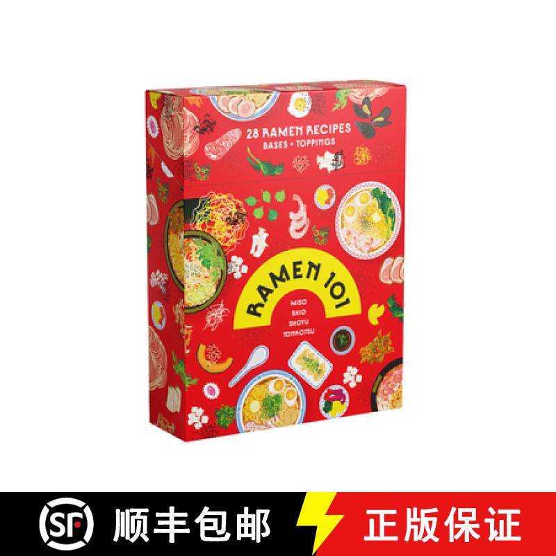 【3-4周达】Ramen 101 Deck of Cards: 50 Recipes That Prove Ramen Is the King of Noodle Soups [9781922417701]