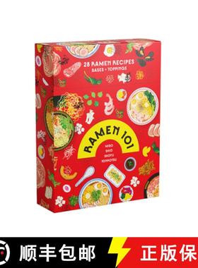 【3-4周达】Ramen 101 Deck of Cards: 50 Recipes That Prove Ramen Is the King of Noodle Soups [9781922417701]