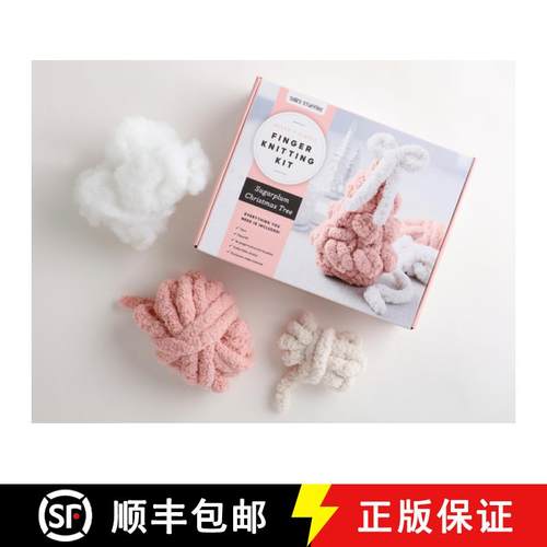 【3-4周达】Super Simple Finger Knitting Kit Sugarplum Christmas Tree: Everything You Need Is Included... [9780764370434]