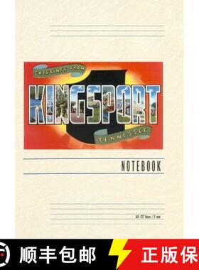 预订 Vintage Lined Notebook Greetings from Kingsport, Tennessee [9798385447862]