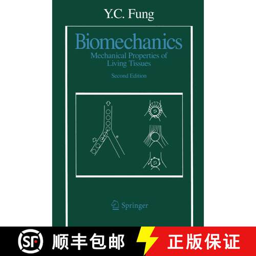 【3-4周达】精装 Biomechanics: Mechanical Properties of Living Tissues - Biomechanics Mechanical Prope... [9780387979472]