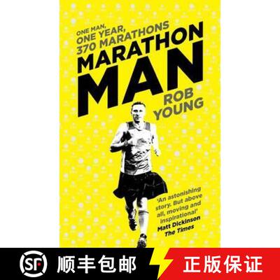 【3-4周达】精装 Marathon Man : One Man, One Year, 370 Marathons [9781471152870]