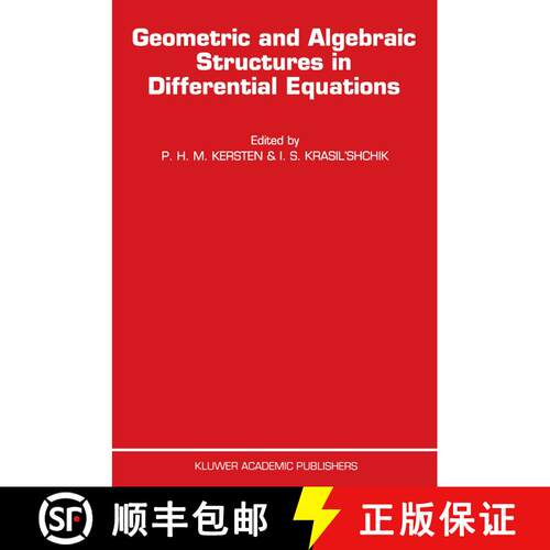 【3-4周达】Geometric and Algebraic Structures in Differential Equations [9789401065658]