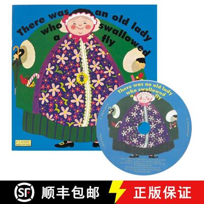 【3-4周达】There Was an Old Lady Who Swallowed a Fly [With CD] [9781904550624]