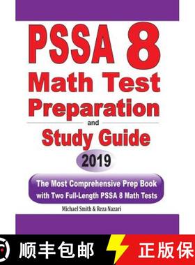 【3-4周达】PSSA 8 Math Test Preparation and Study Guide: The Most Comprehensive Prep Book with Two Fu... [9781646125050]