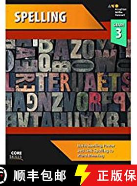 【3-4周达】Steck-Vaughn Core Skills Spelling: Workbook Grade 3 [9780544267800]