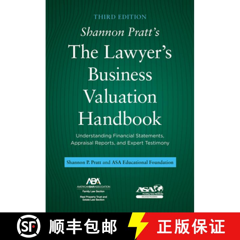 【3-4周达】Shannon Pratt's The Lawyer's Business Valuation Handbook : Understanding Financial Stateme... [9781639055128]