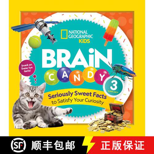 【3-4周达】精装 Brain Candy 3: Seriously Sweet Facts to Satisfy Your Curiosity [9781426372513]