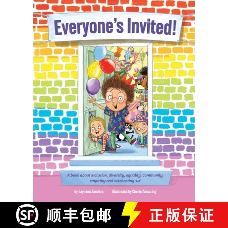 【2-3周达】Everyone's Invited!: A book about inclusion, diversity, equality, community, empathy and c... [9781925089837]