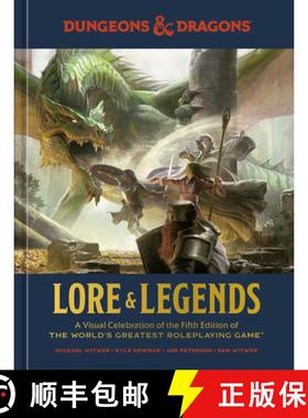 【3-4周达】Lore & Legends: A Visual Celebration of the Fifth Edition of the World's Greatest Roleplay... [9781984859686]