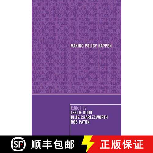 【3-4周达】MAKING POLICY HAPPEN, BUDD [9780415397681]