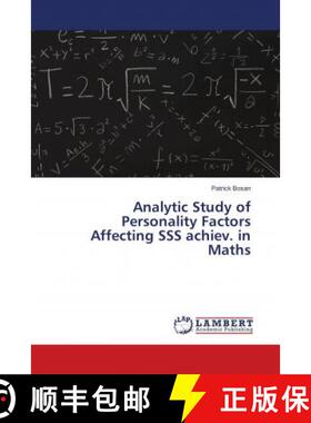 预订 Analytic Study of Personality Factors Affecting SSS achiev. in Maths [9783330006140]