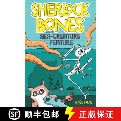 【3-4周达】精装 Sherlock Bones and the Sea-Creature Feature: A Graphic Novel [9780358309338]