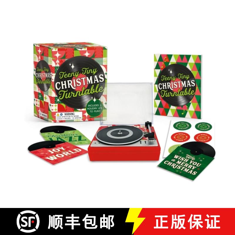 【3-4周达】Teeny-Tiny Christmas Turntable : Includes 3 Holiday LPs to Play! [9780762485437]