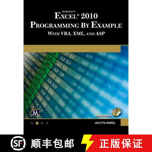 【3-4周达】Microsoft (R) Excel (R) 2010 Programming By Example: with VBA, XML, and ASP [9781936420032]